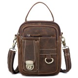 Genuine Leather Fanny Pack Crossbody Bag