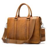BROWN Luxury New Look 13 Inch Leather Shoulder Bags