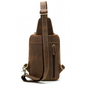 Vintage Leather Ipad Chest Pack