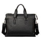 Mens Genuine Leather Business Briefcase
