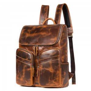 Gents Vintage Cowhide Business Backpack