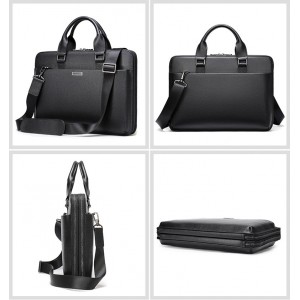 Luxury Leather Business Mens Briefcase