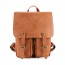 Cowhide Leather Backpacks Laptop Man