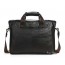 black 14 inch computer leather bag