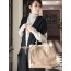 apricot classic leather handbag