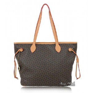 Ladies handbag coffee, beige luxury bag