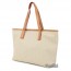Large tote bag beige