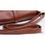 coffee leather cross body messenger bag