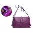 purple Leather bag for women