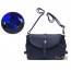 navy leather cross body messenger bag