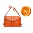 orange Leather bag for women
