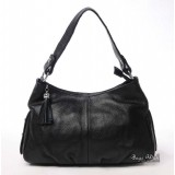 Leather hand bag, hobo bag