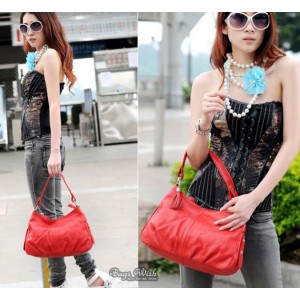 red hobo bag