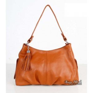 brown Leather hand bag