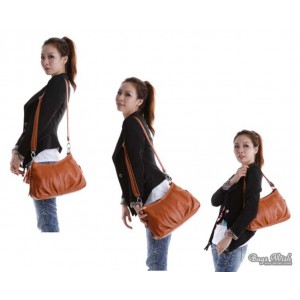 brown hobo bag