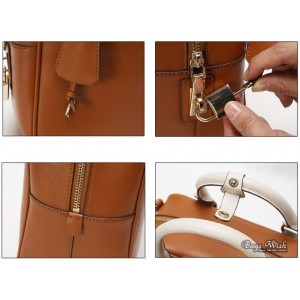 khaki cross body handbags leather