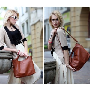womens Leather cross body handbag