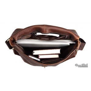 brown shoulder bag for men