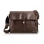 coffee Messenger bag men leather