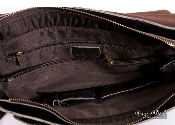 Men leather briefcase coffee, 14 men leather laptop bag - BagsWish