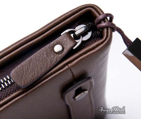 New Real Genuine Leather Men Long Purse Vintage Clutch Handbag ID/Credit Card Ho - Foto 13