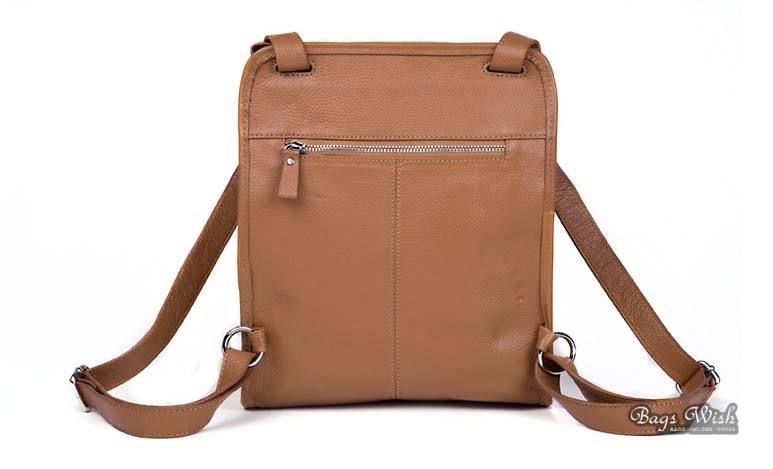 Courier messenger bag, leather backpack - BagsWish