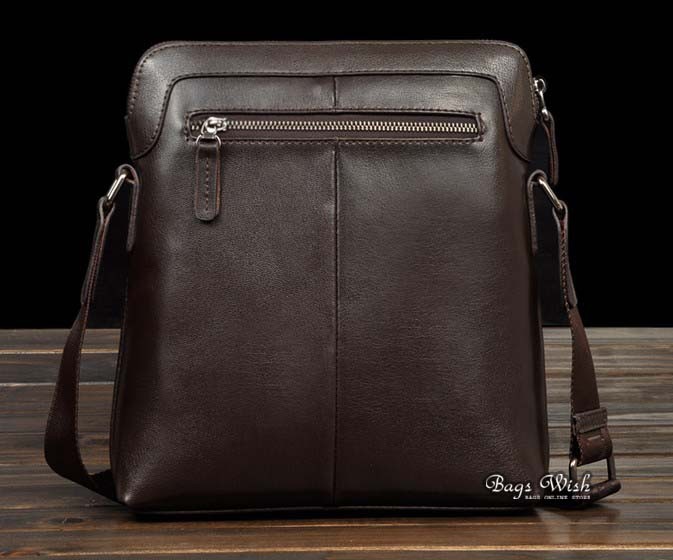 Leather bag messenger brown, black ipad leather messenger purse - BagsWish