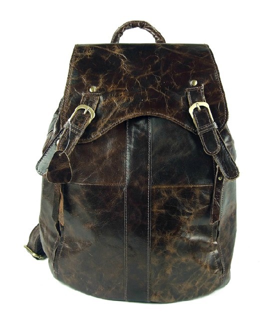 Leather backpack men, leather bag for men - BagsWish