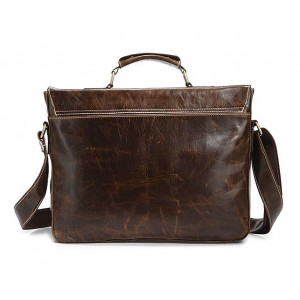 Luxury briefcase, men leather bag - BagsWish