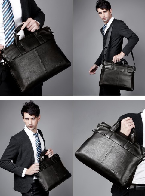 14 laptop bag, executive leather briefcase - BagsWish