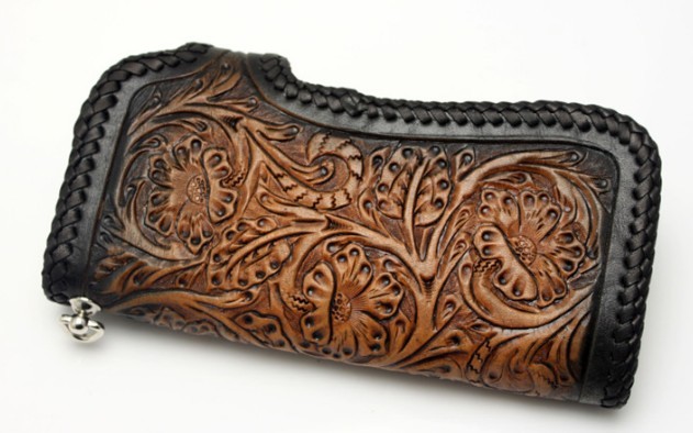 Hand Tooled Leather Wallets | IUCN Water