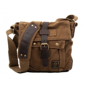 IPAD casual canvas shoulder bag, small canvas messenger bag men - BagsWish