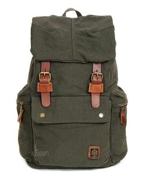 Casuel canvas backpack, college backpack - BagsWish