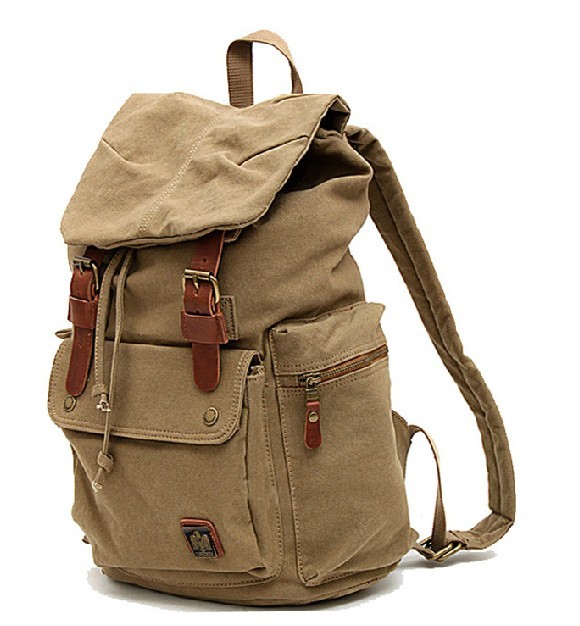 Casuel canvas backpack, college backpack - BagsWish