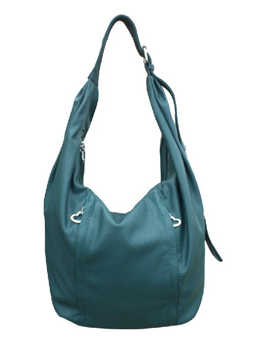Blue hobo handbags, PU satchel handbag - BagsWish