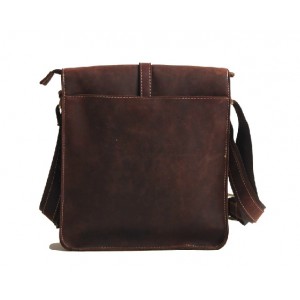 Leather messenger bags for men, funky messenger bag - BagsWish
