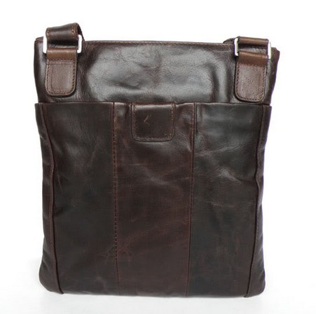 Mens small messenger bag, coffee mens vintage leather bag - BagsWish