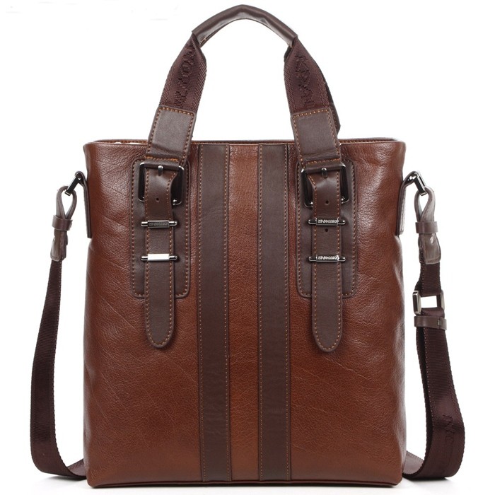Mens bag, vintage leather shoulder bag - BagsWish