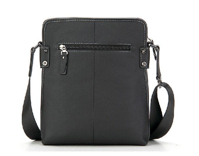 Best mens leather messenger bag, black leather bag - BagsWish