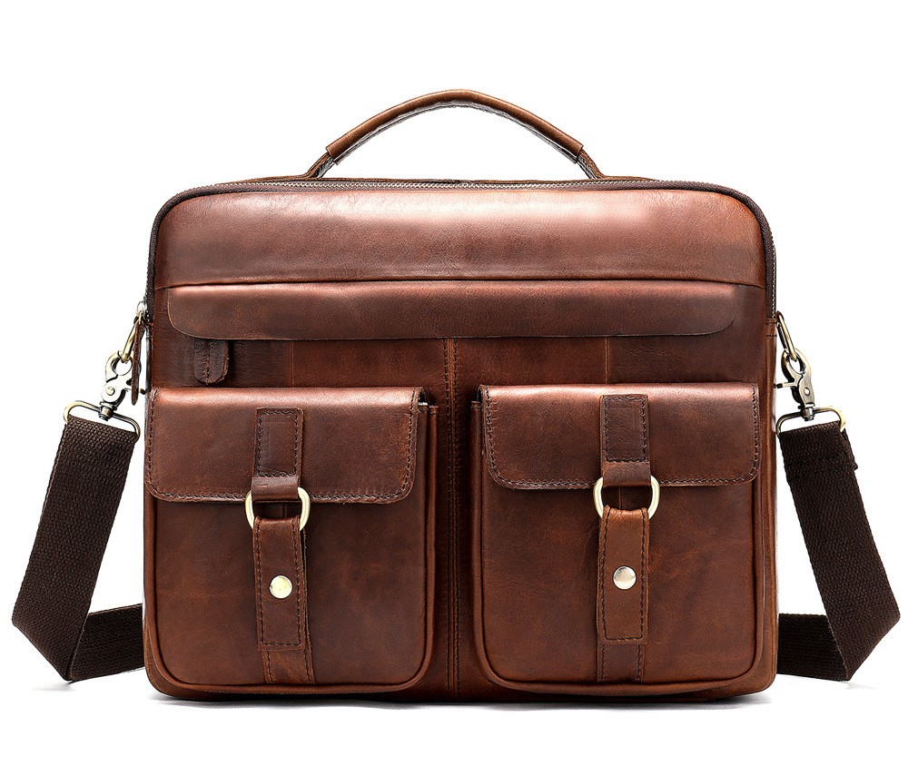 Mens Leather Messenger Bags, Classic Laptop Bags - BagsWish