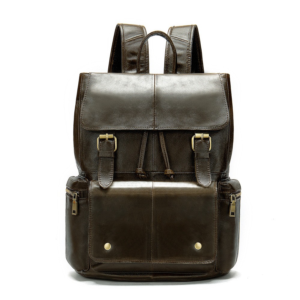 Luxury Cowhide Backpacks, Drawstring Notebook Rucksacks - BagsWish