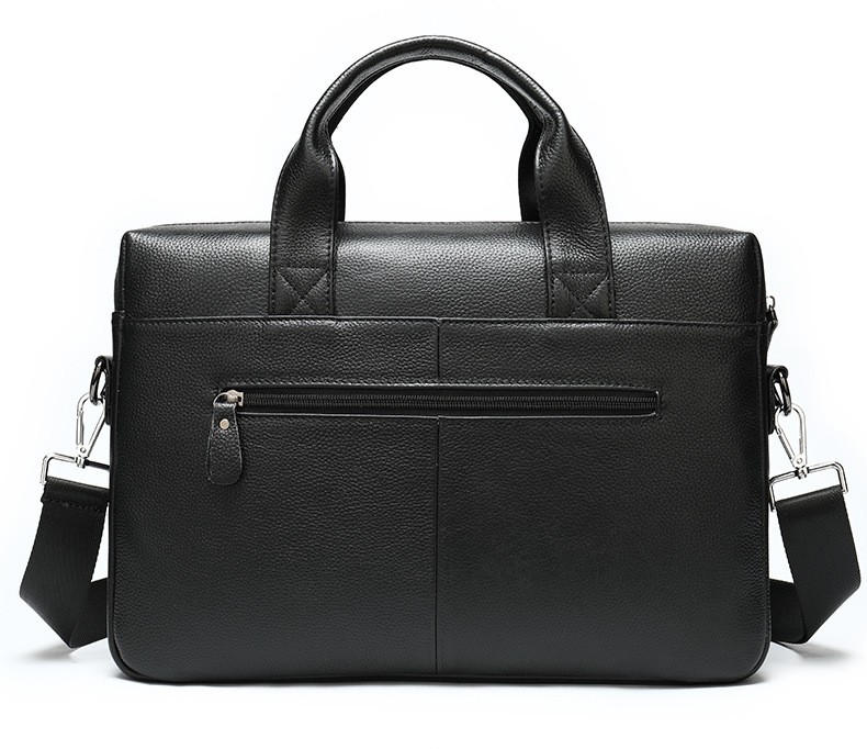 14 Inch Notebook Leather Shoulder Bag - BagsWish
