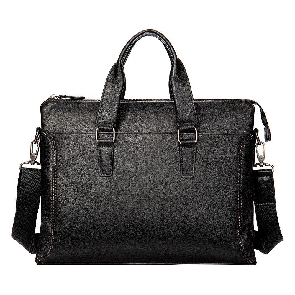 Mens Genuine Leather Business Briefcase - BagsWish